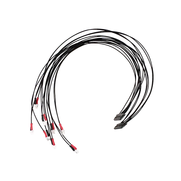 Pair of 4 LED Harnesses, 8 in. Long, LED0017, Fully Assemble Grid