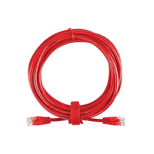 Shielded Cat 6a Cable - Red Grid
