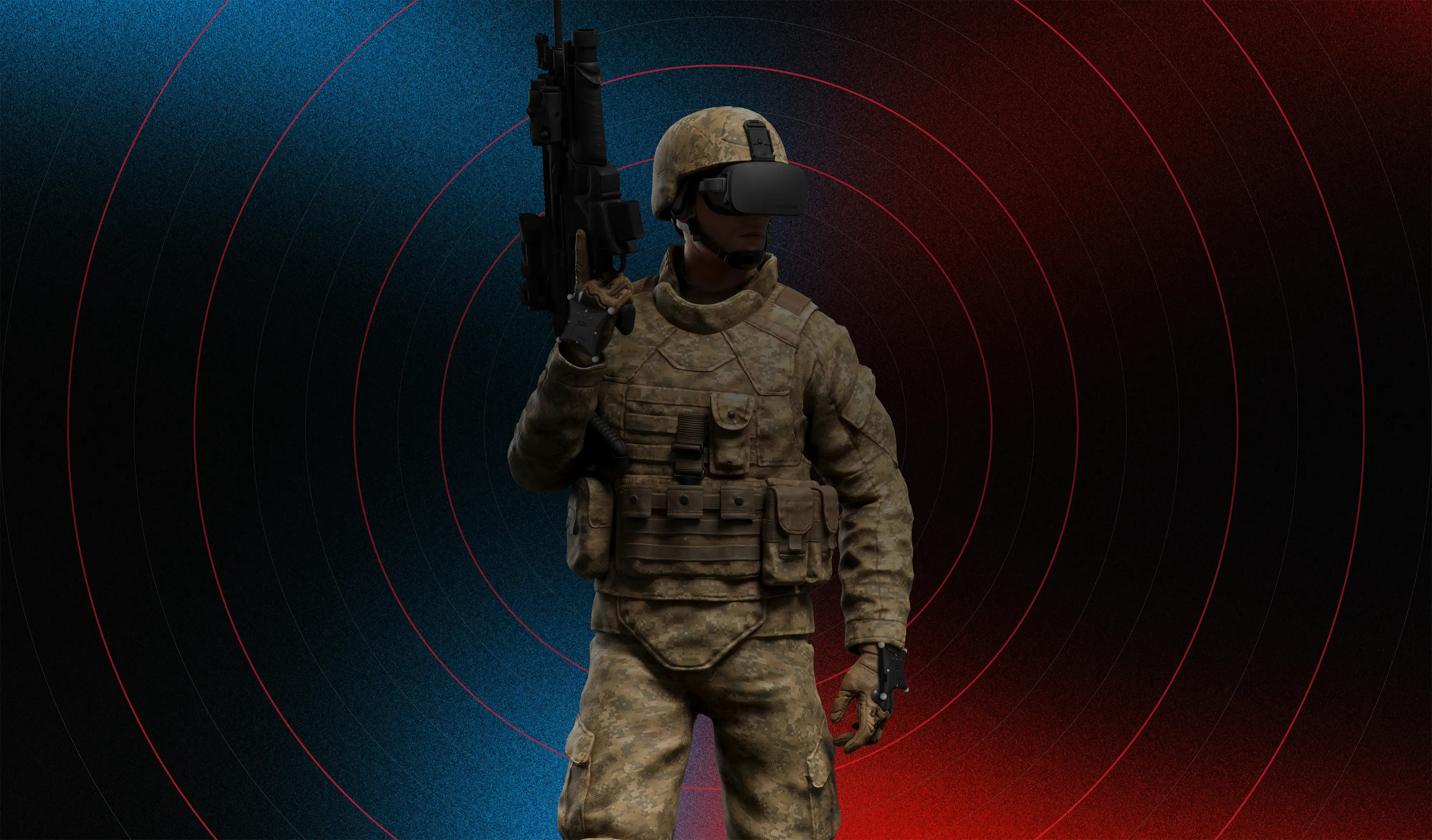 Soldier training with VR