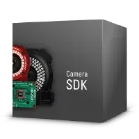 A box with 'Camera SDK' text displayed on the front with pictures of OptiTrack cameras.