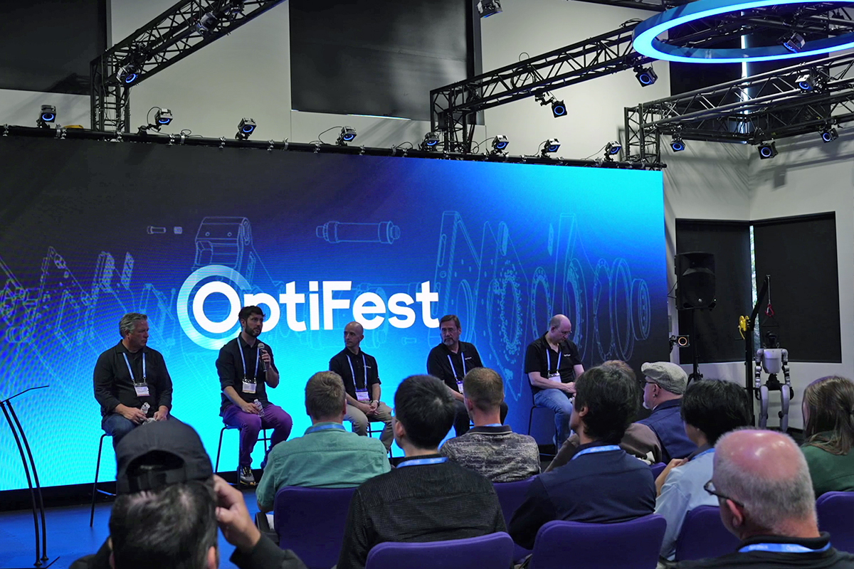 An open panel discussion with attendees
