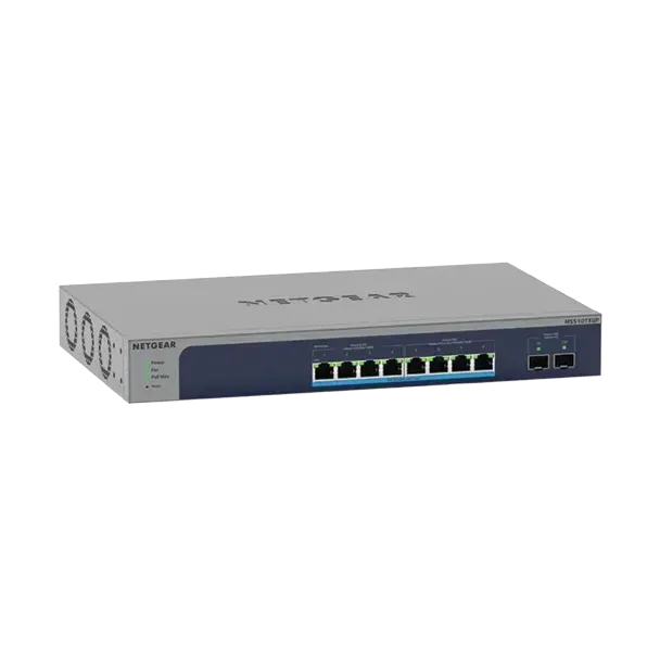 Netgear 8 Port 10g Ethernet Ultra 60 Poe Switch Grid