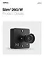 SlimX 260 spec sheet cover